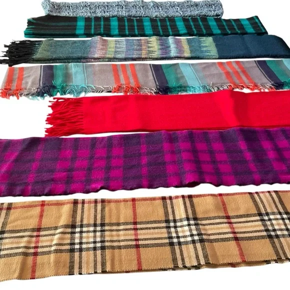 Assorted Colorful Scarves Bundle - Picture 2 of 10